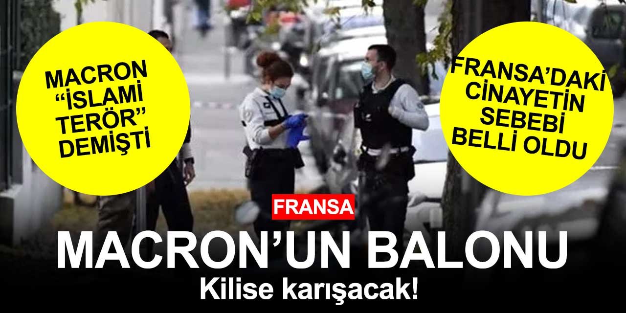 Fransa'daki terör saldırısı denen olayın aslı anlaşıldı! Temizle arkanı Macron!