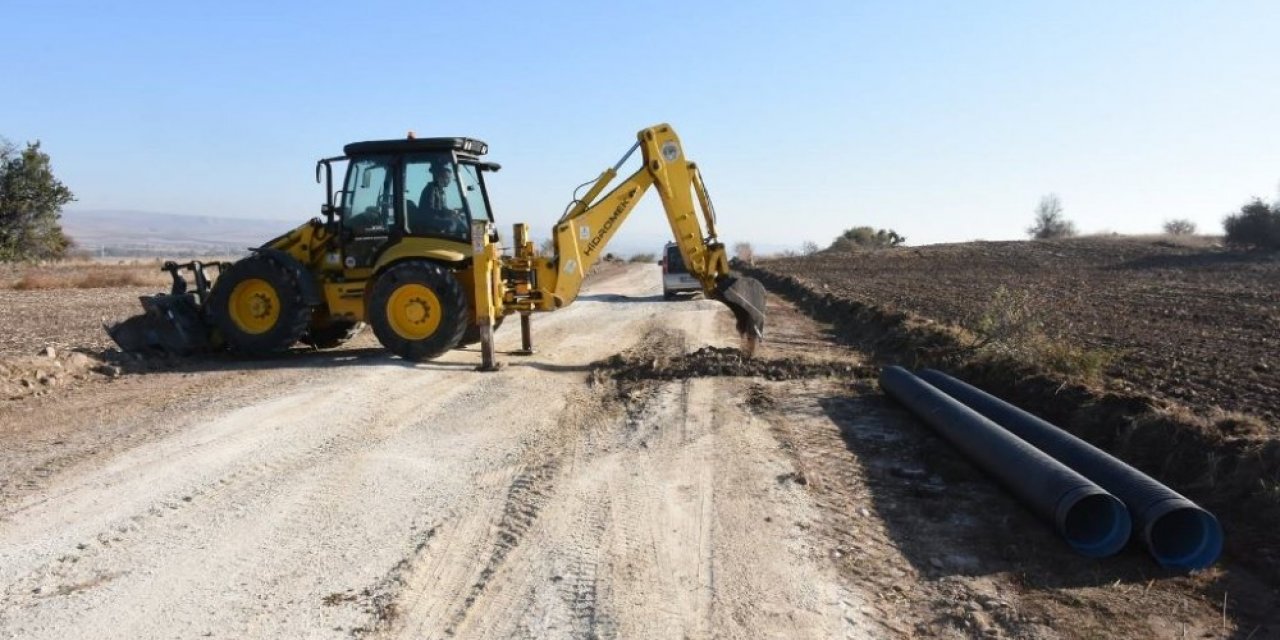 İnönü Yukarı Ilıca 2’nci etabında yol yapım çalışmaları başladı