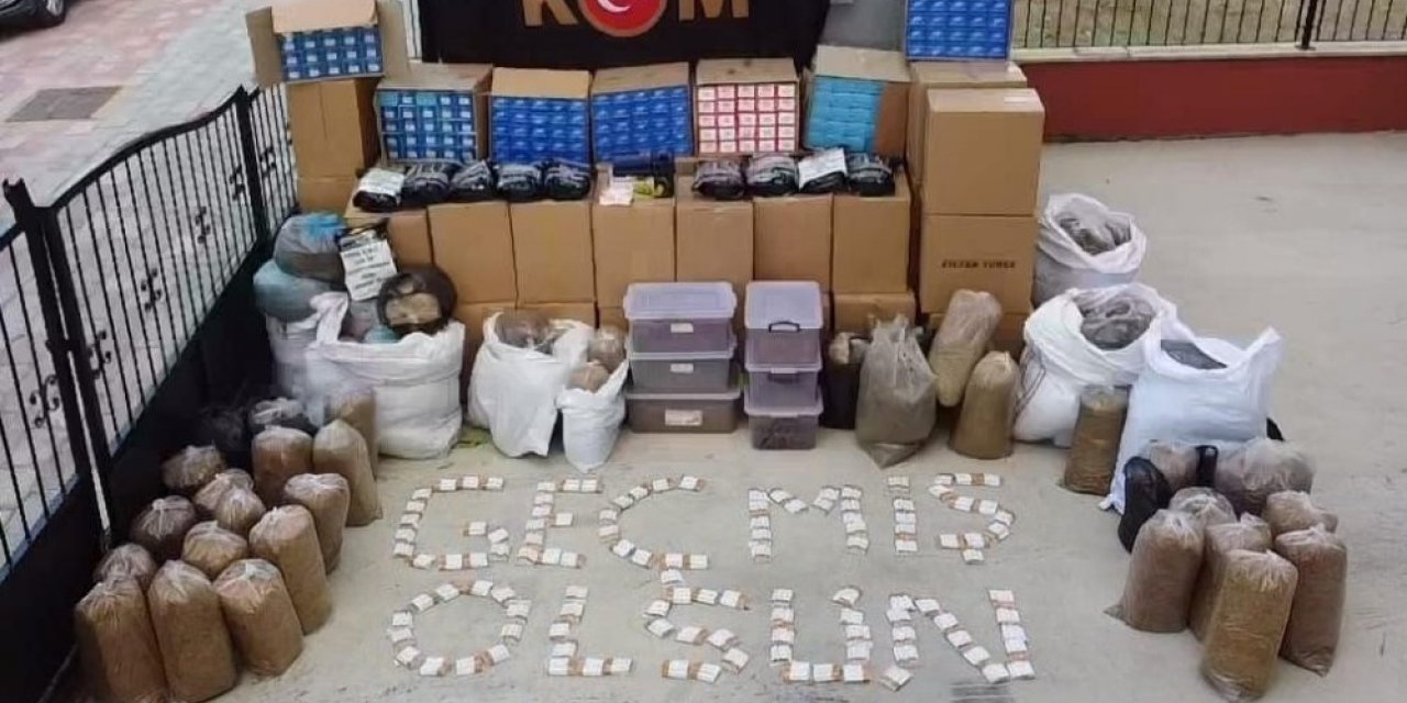 Tütün kaçakçılarına operasyon: 3 gözaltı