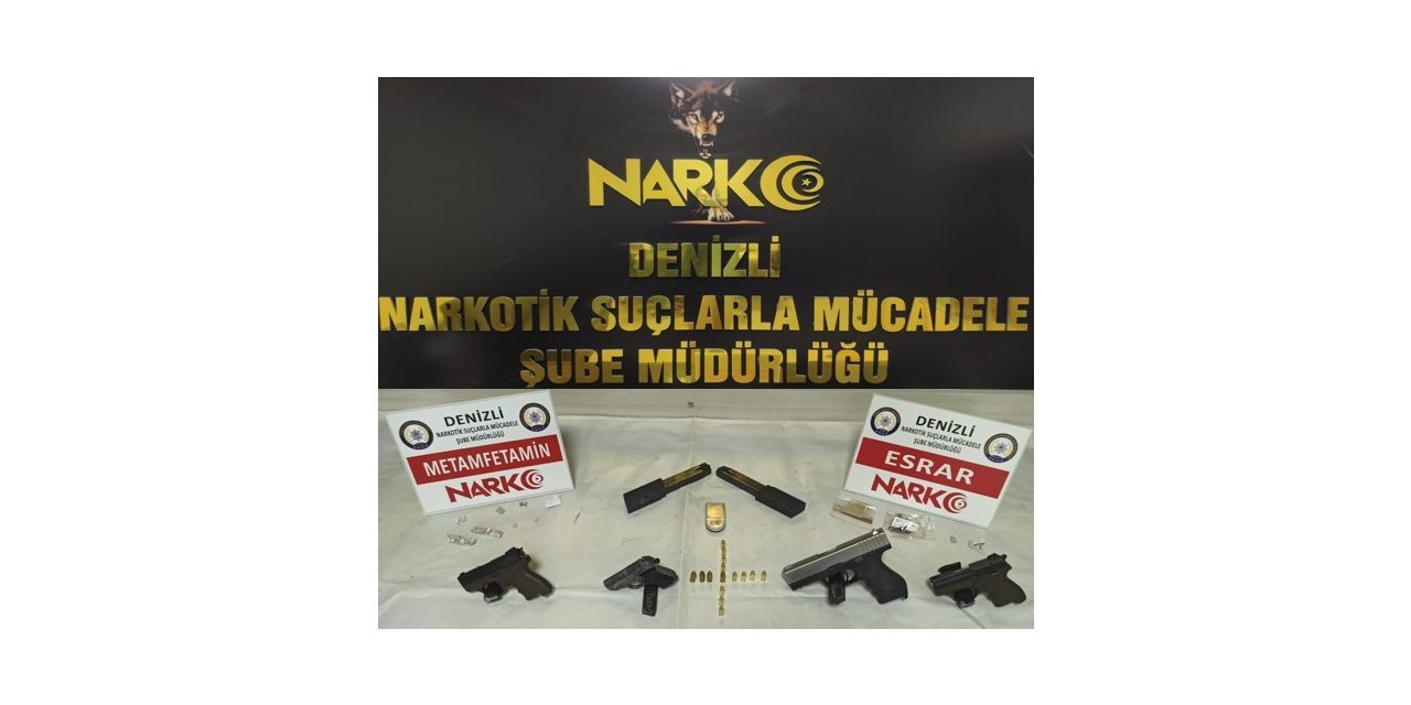 Denizli’de PÖH destekli narkotik operasyonu: 33 gözaltı