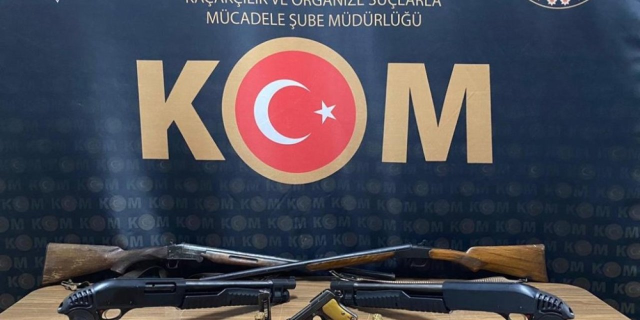 Malatya’da silah ve kaçakçılık operasyonları