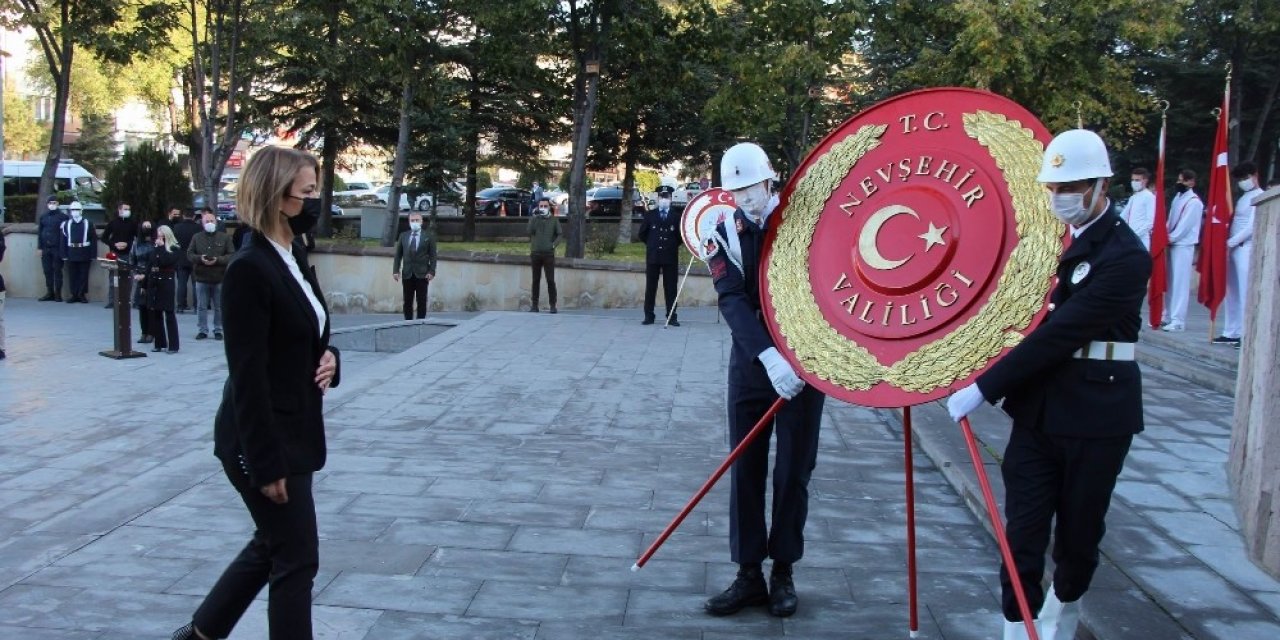 Nevşehir’de10 Kasım Atatürk’ü anma töreni düzenlendi