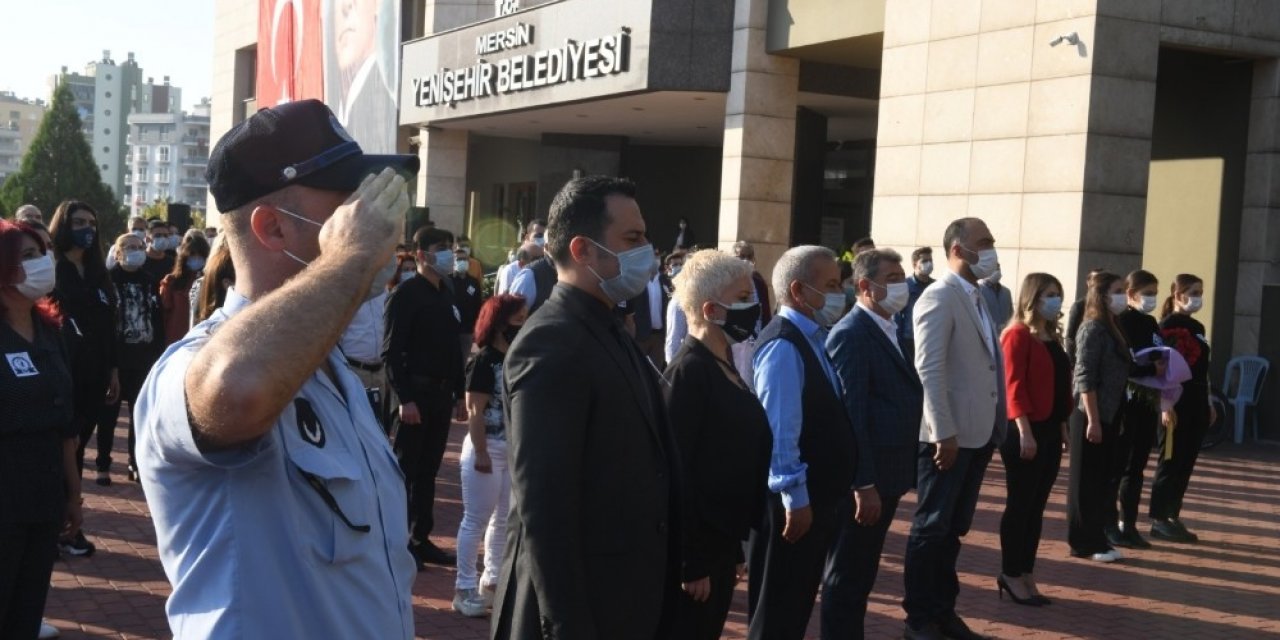 Yenişehir Belediye personeli Ata’yı andı