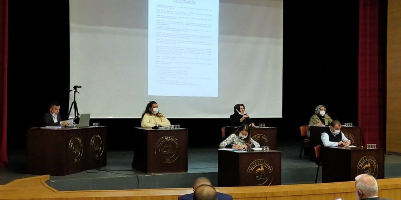 Düzce Belediyesi Kasım ayı meclis 3. birleşimi yapıldı
