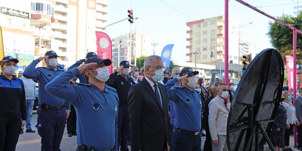 Atatürk, Mezitli’de törenle anıldı