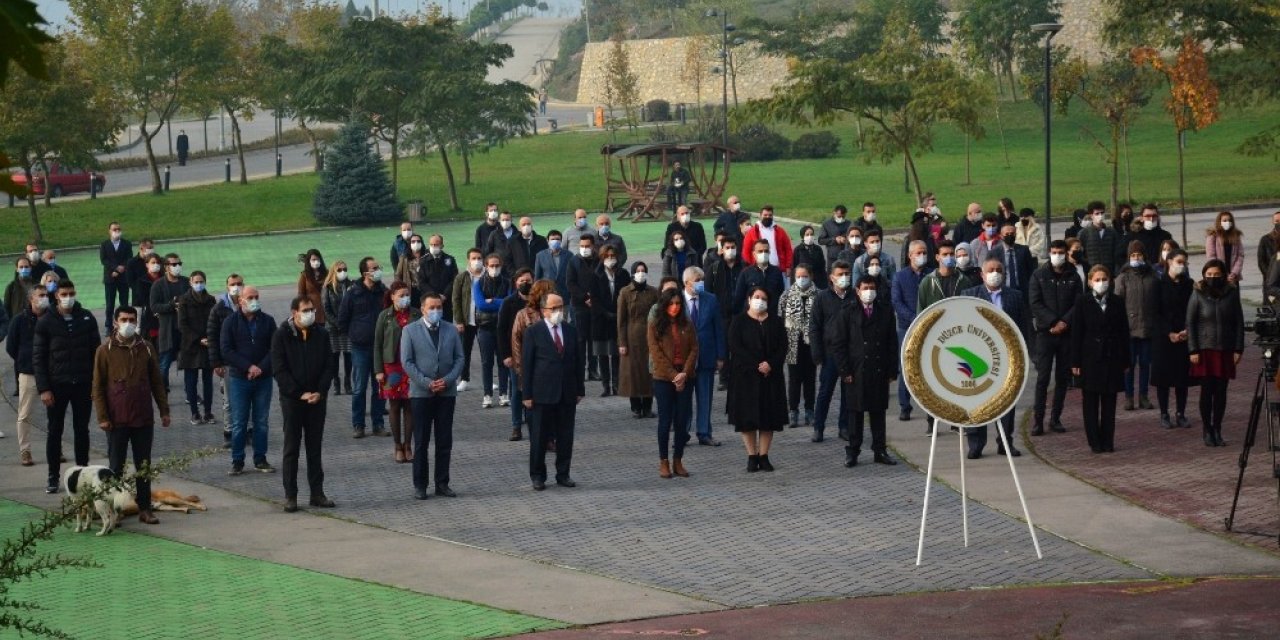 Üniversitede 10 Kasım Atatürk’ü anma programı