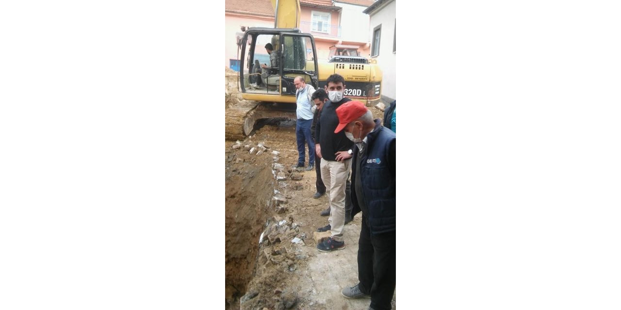Hüyük’te mahalle çeşmeleri için sondaj çalışmaları başladı
