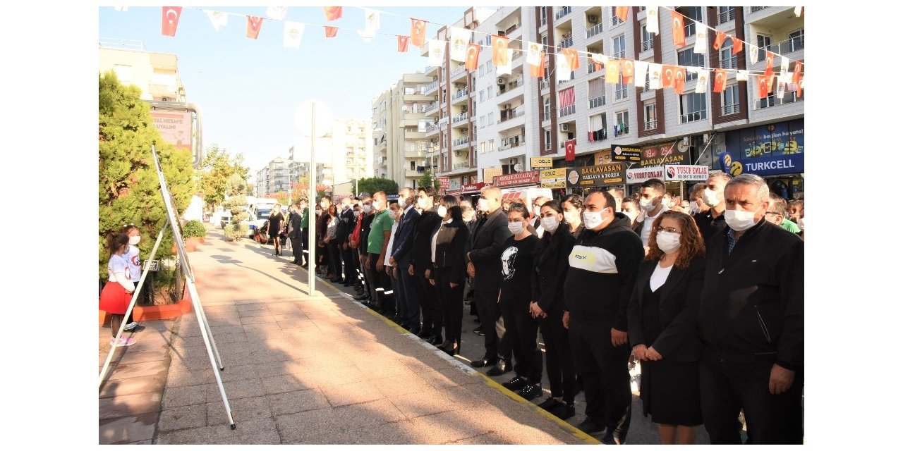 Toroslar Belediye personeli Ata’yı andı