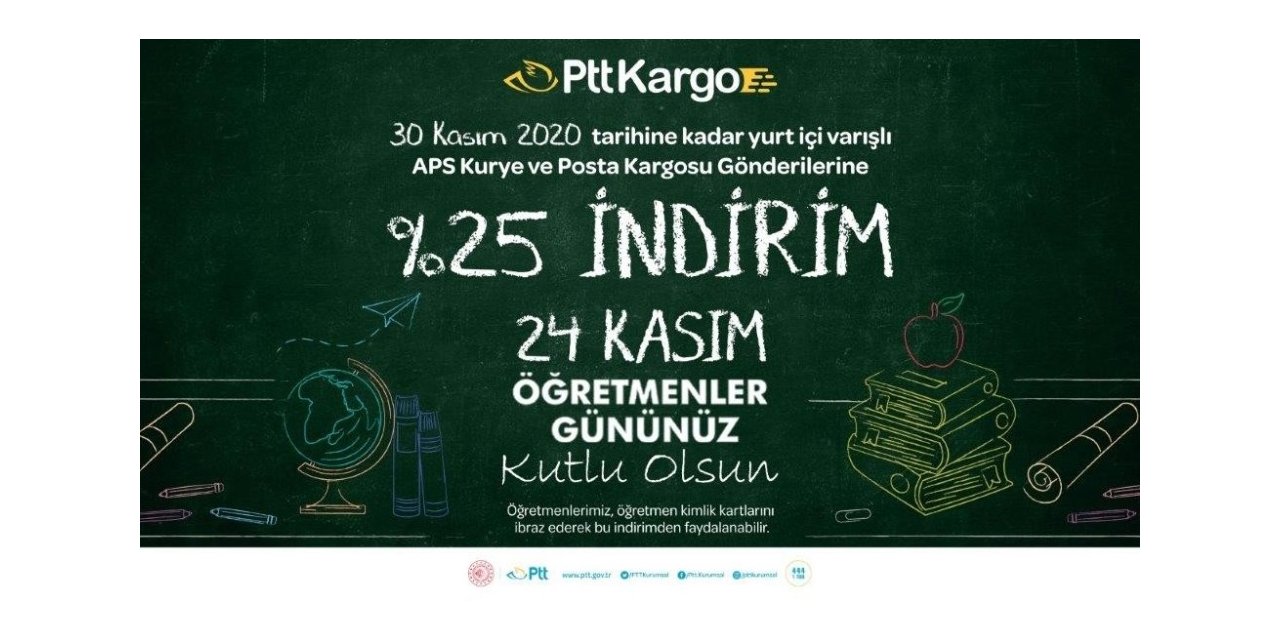 PTT’den Öğretmenler Günü’ne özel indirim sürprizi