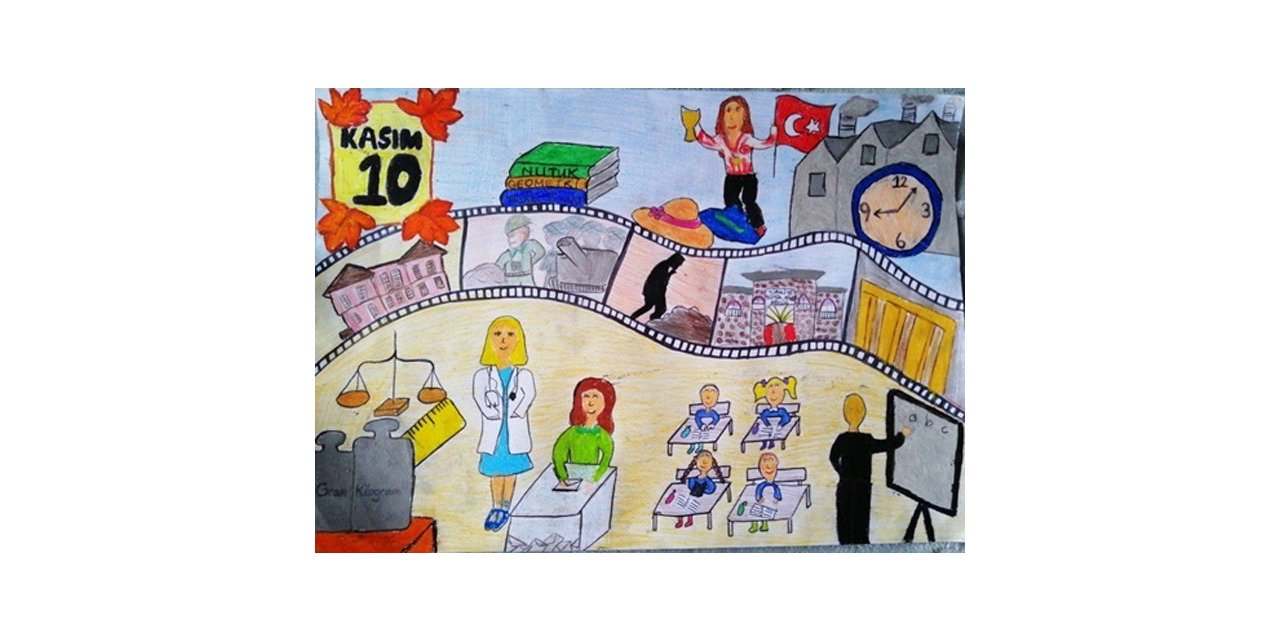 Denizli’de Atatürk’ü en iyi minik Zeynep anlattı