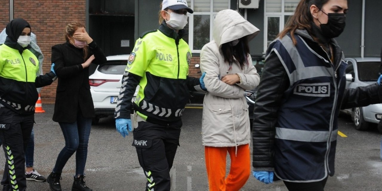Yabancı uyruklu kadınlara zorla fuhuş operasyonu: 16 gözaltı