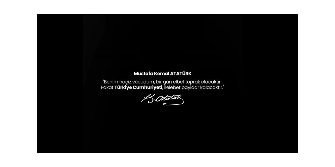 Antalyaspor’dan videolu ’10 Kasım Atatürk’ü Anma Günü’ paylaşımı