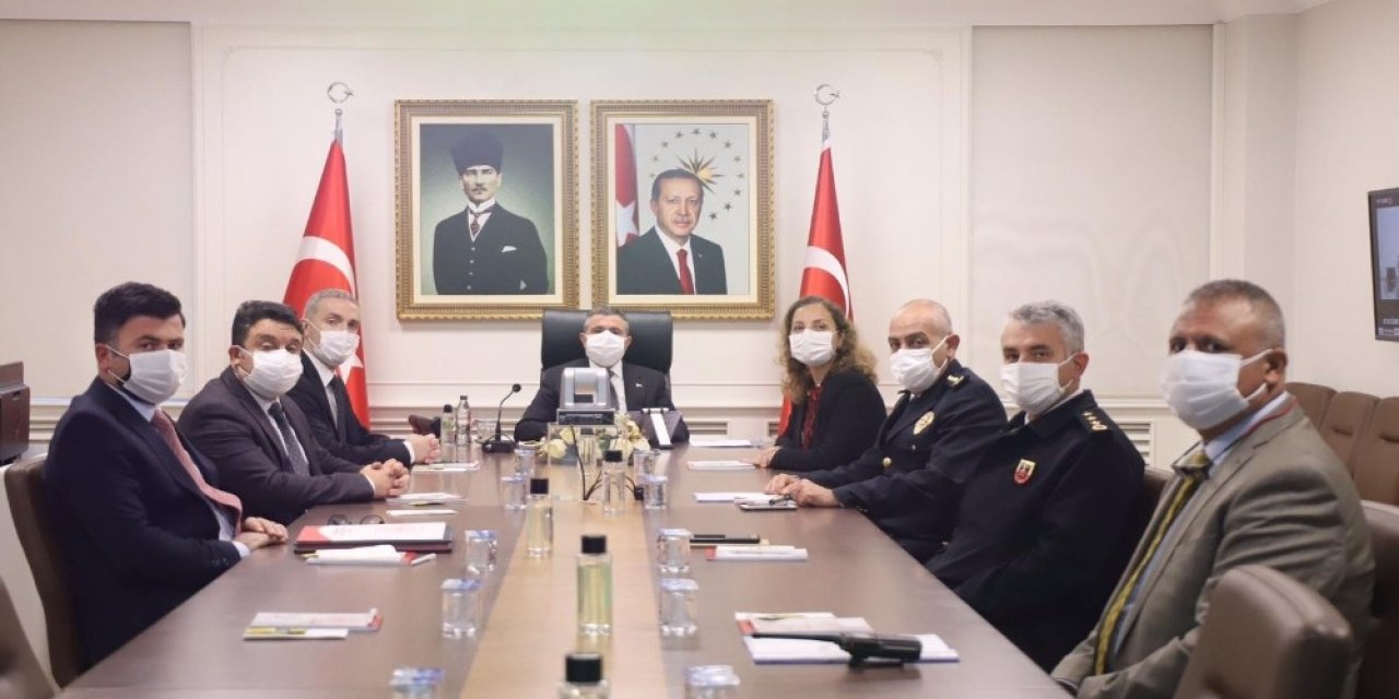 Üniversite güvenlik koordinasyon toplantısı yapıldı