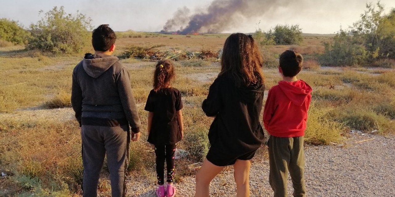 Göksu Deltası’nda yangın