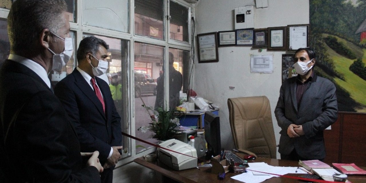 Vali Gül ve Emniyet Müdürü Zeybek’ten denetim