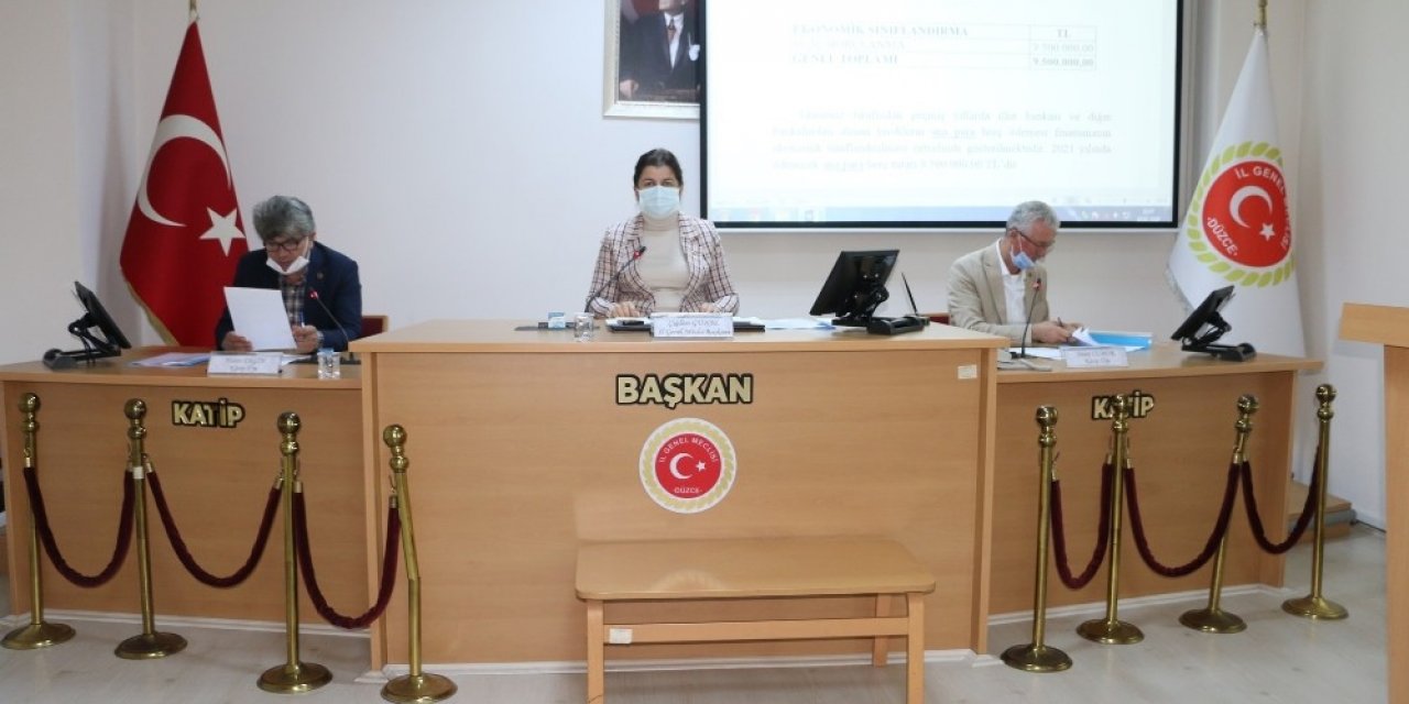 Düzce İGM’de 2021 bütçe görüşmeleri devam ediyor