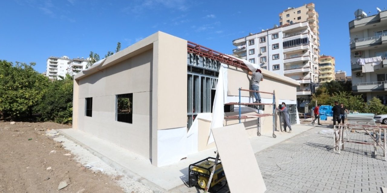 Mezitli Belediyesi Basın Evi bu ay sonu tamamlanıyor