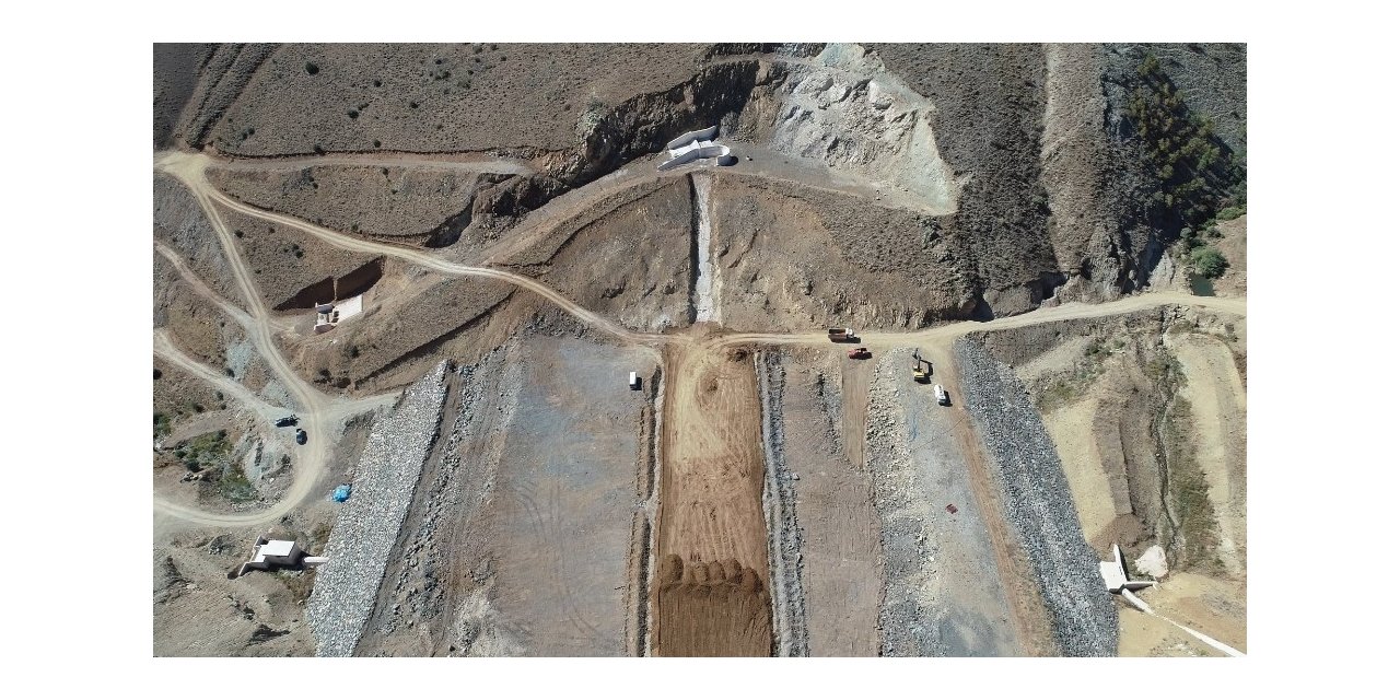 Erikdibi Göledinde yüzde 50 fiziki gerçekleşmeye ulaşıldı