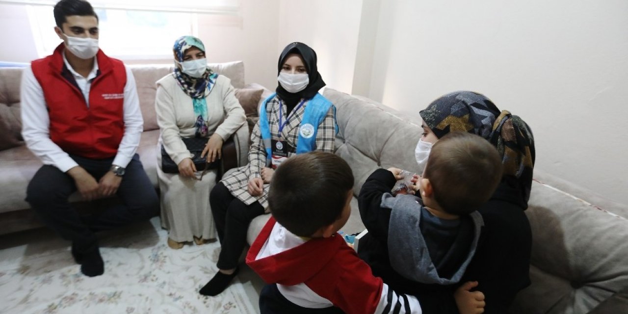 Talas’tan dezavantajlı ailelere çok yönlü destek