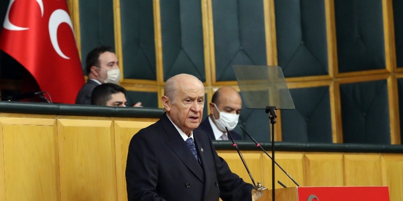 Devlet Bahçeli grup oplantısında yine sert konuştu