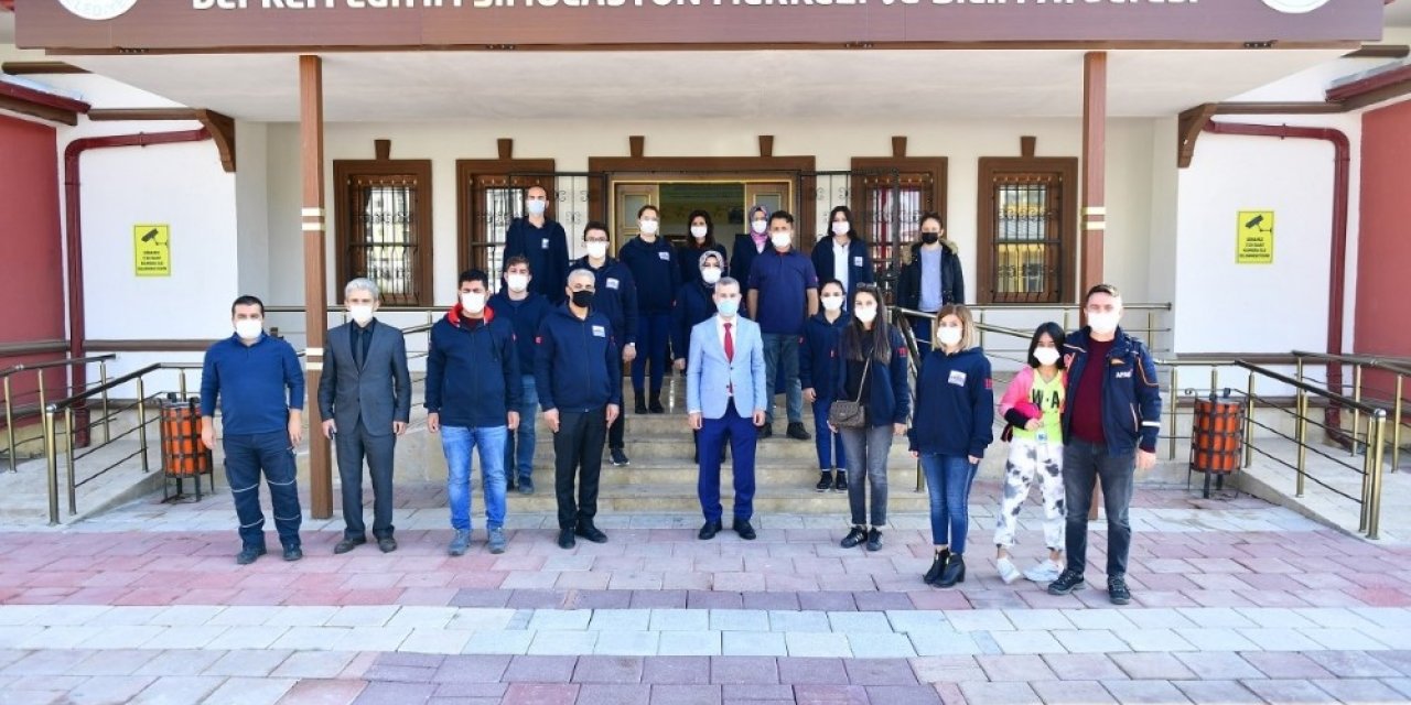 112 personeline deprem eğitimi