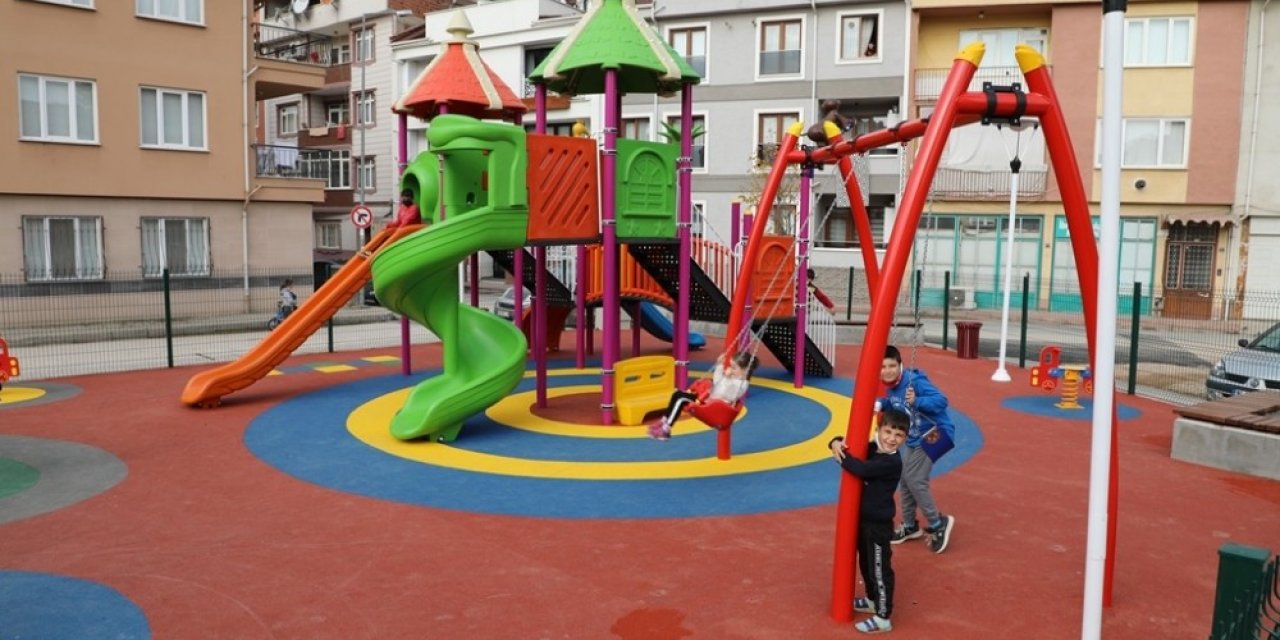 Hamidiye Mahallesi yeni parkına kavuştu