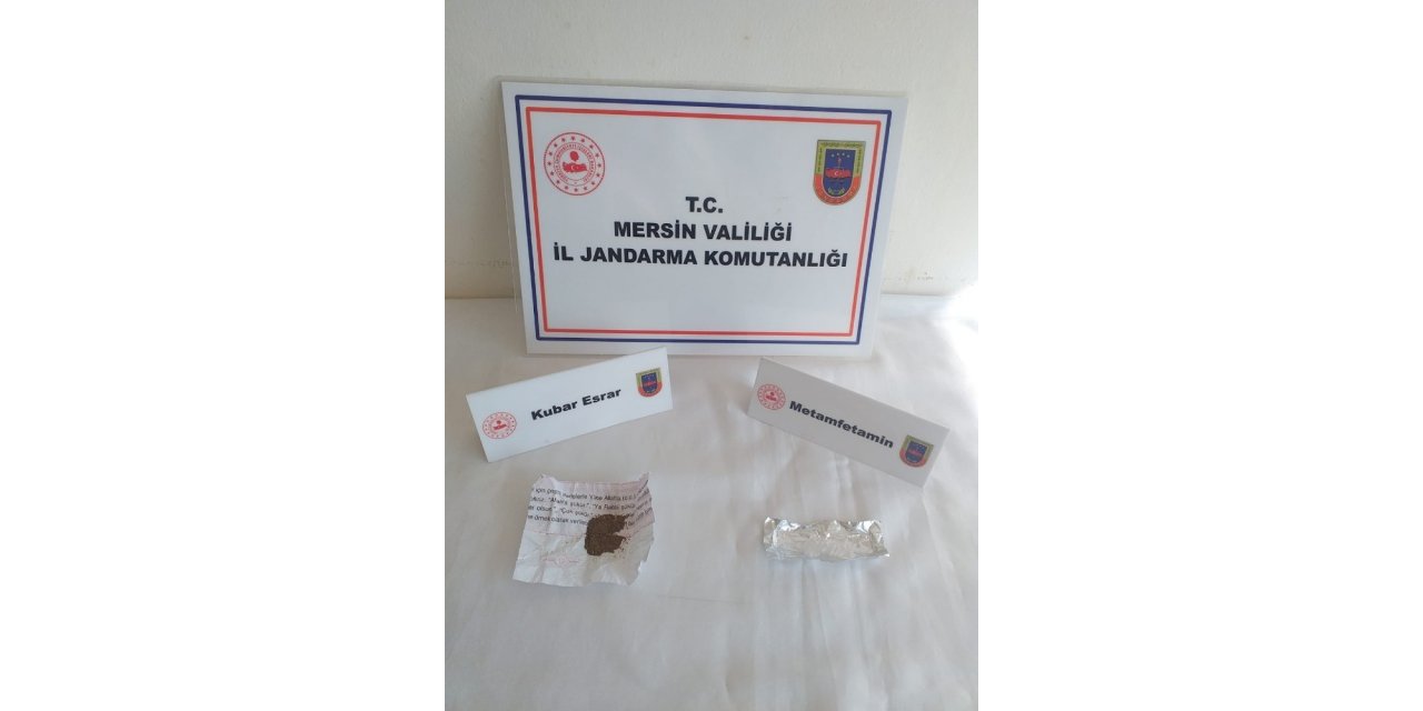 Mersin’de bir kişi üzerinde uyuşturucu ile yakalandı