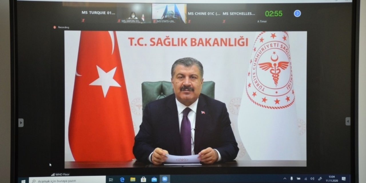Bakan Koca: "Sağlık çalışanlarını, insanlık önünde onurlandırmalıyız"