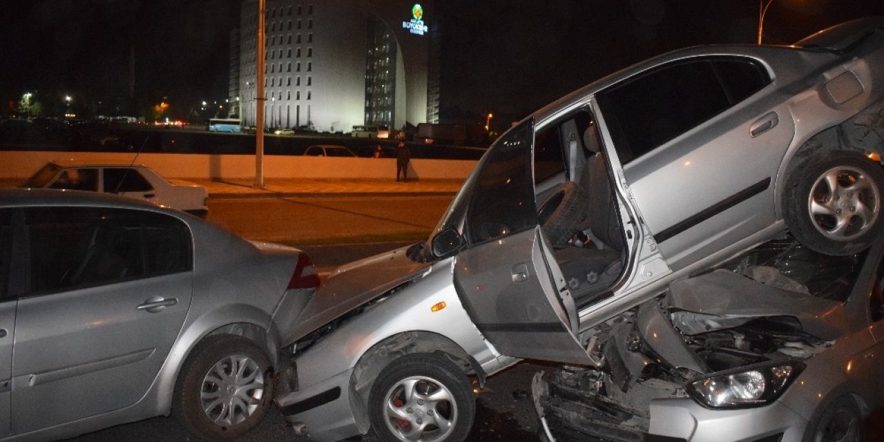 Malatya’da zincirleme kaza: 6 araç birbirine girdi