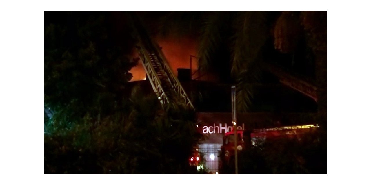 Alanya’da 4 yıldızlı otelde yangın