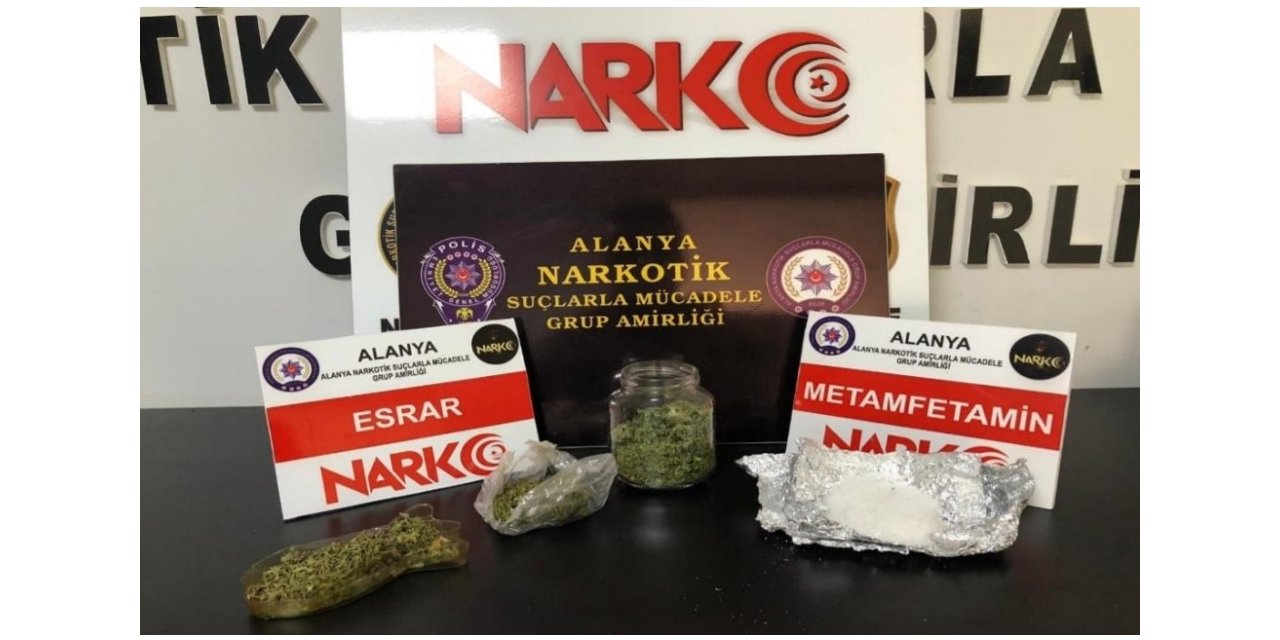 Alanya’da zehir tacirleri yakayı ele verdi