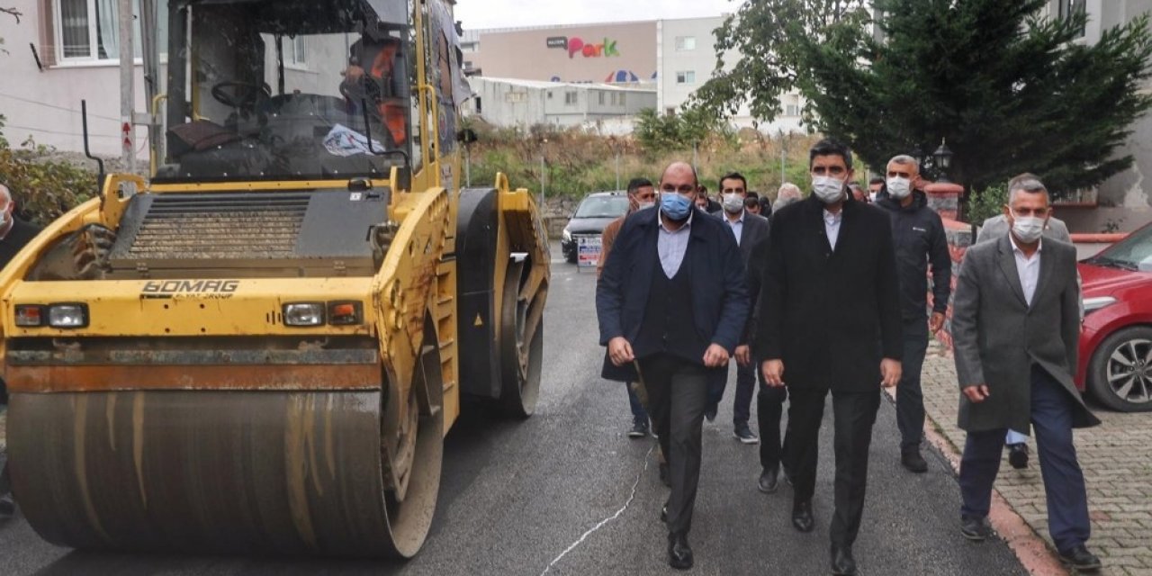 Üstyapı çalışmaları kapsamında Cevizli’de 4 Bin 673 ton asfalt serimi gerçekleştirildi