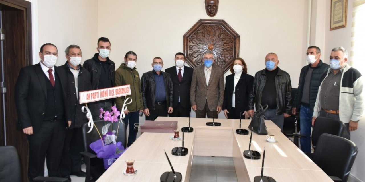 AK Parti İnönü teşkilatından Başkan Bozkurt’a ziyaret