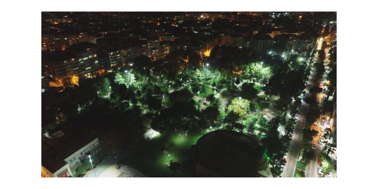 Yeşil alanlarda LED aydınlatma ile tasarruf sağlanıyor