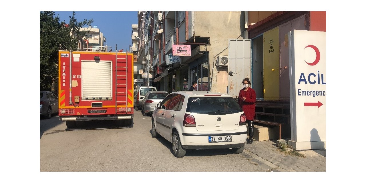Hastanede korkutan yangın