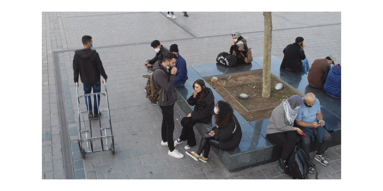 Fatih’te termal kameralı drone ile sigara denetimi