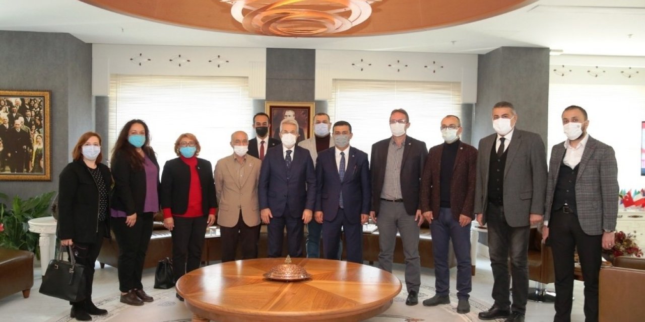 Selçuk Türkoğlu’ndan Başkan Turgay Erdem’e ziyaret