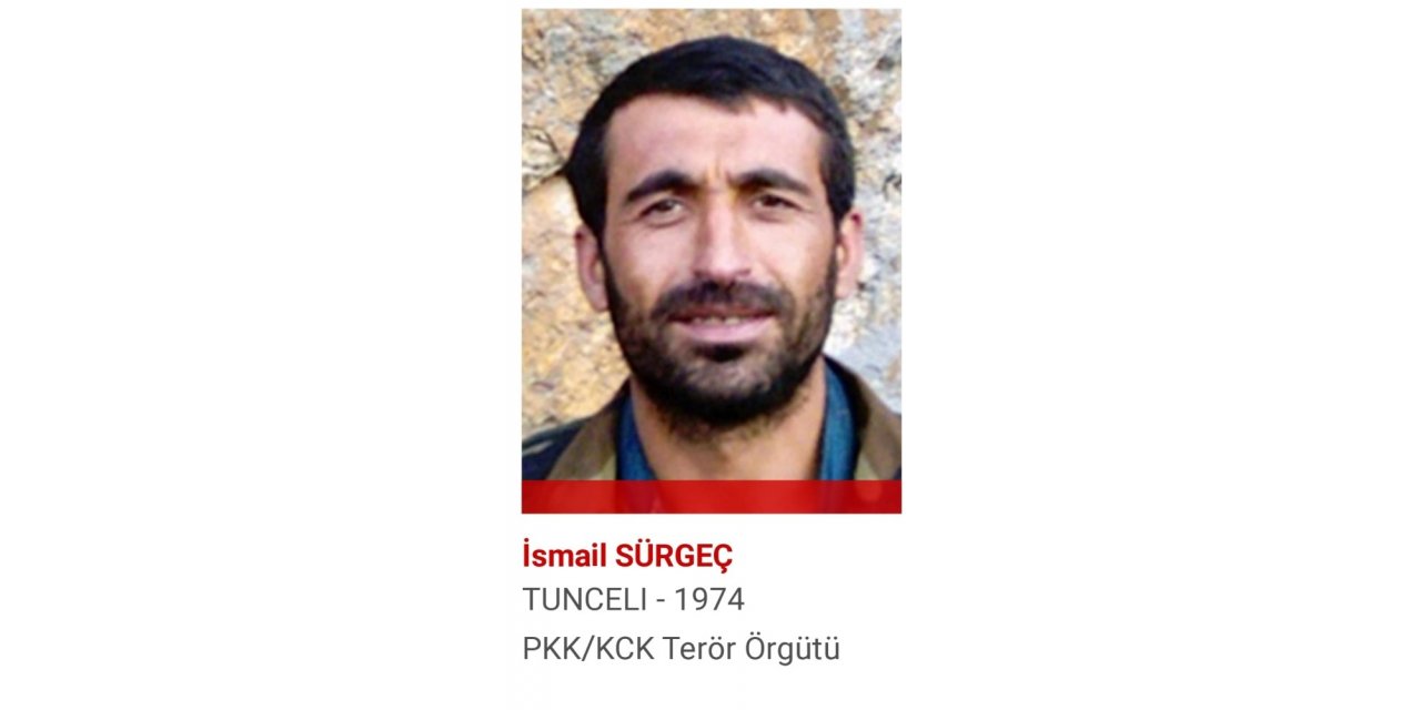 Etkisiz hale getirilen kırmızı kategorideki teröristin suç listesi kabarık