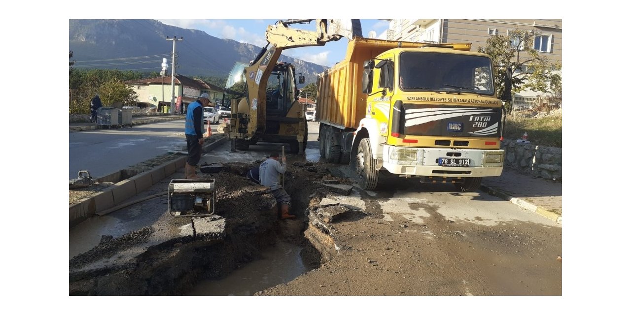 Safranbolu’da Kanalizasyon Müdürlüğü’nden arızalara anında müdahale