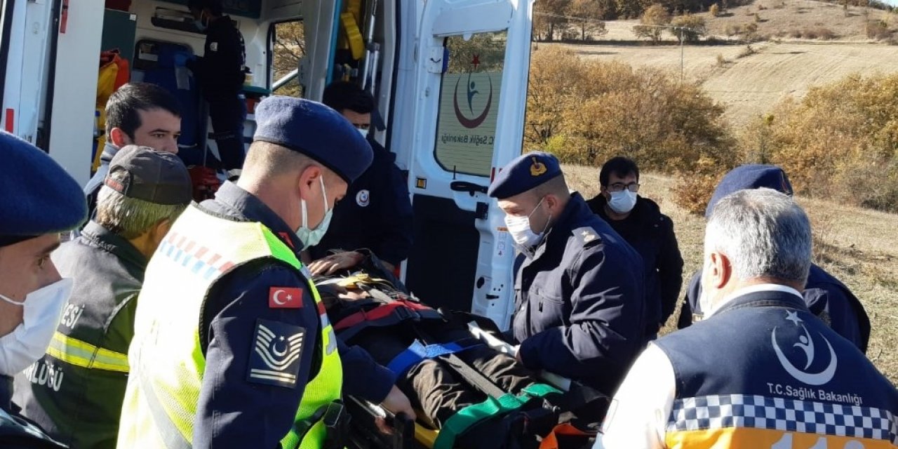 Kazadan 1 gün sonra dere yatağında ağır yaralı olarak bulundu