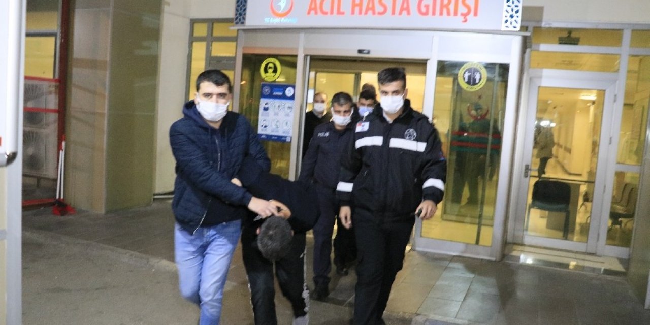Hastanenin pandemi servisinden çanta çalan hırsız yakalandı