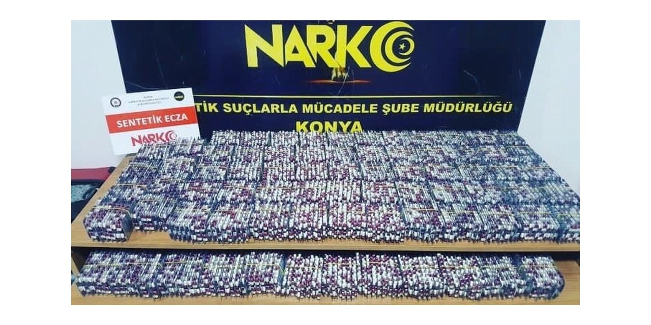 Konya’da uyuşturucu hap ve kaçak akaryakıt operasyonu