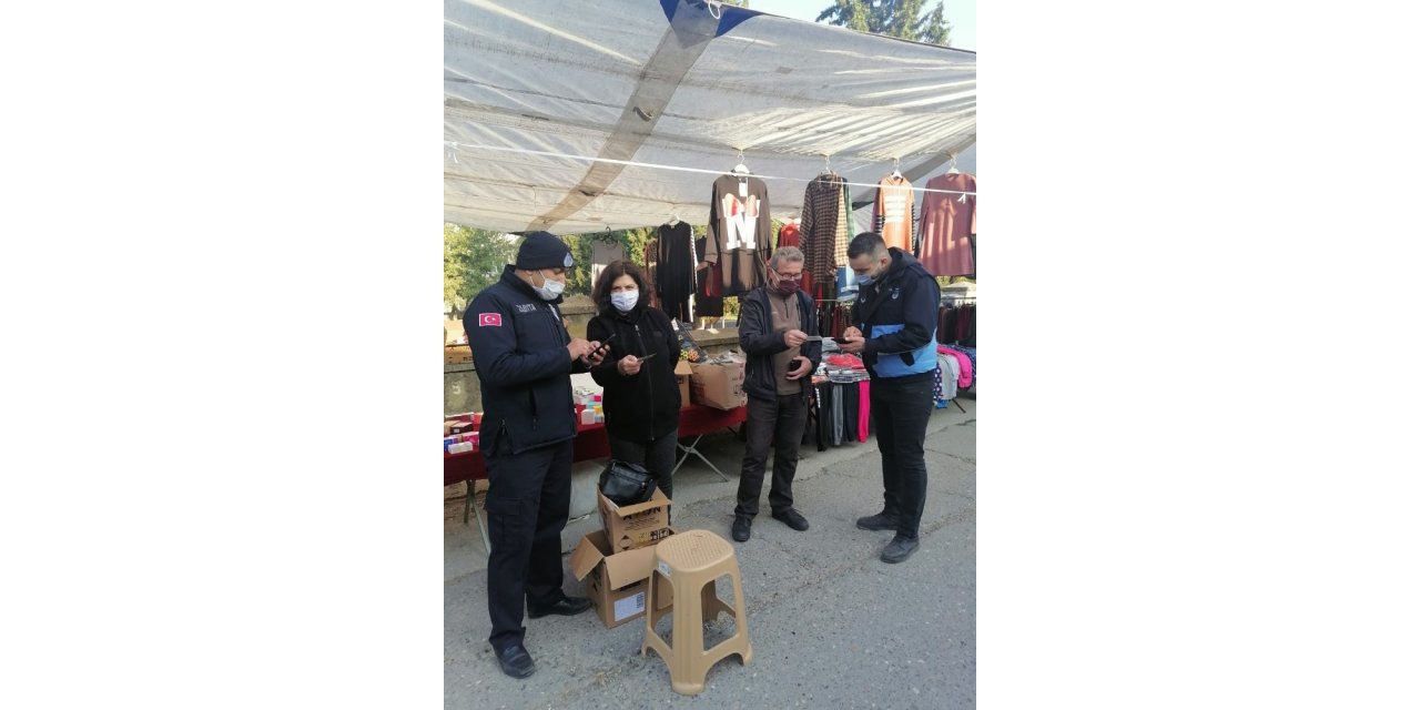 HES kodu olmayan esnafın alana girişlerine izin verilmedi