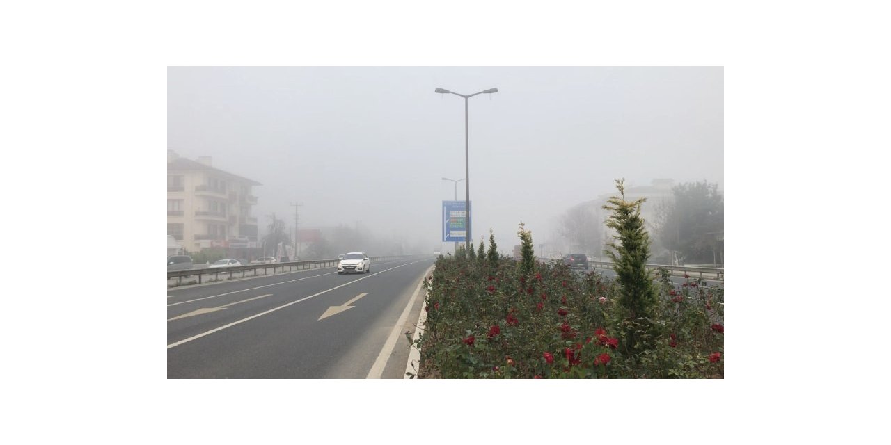 Düzce güne sisle uyandı