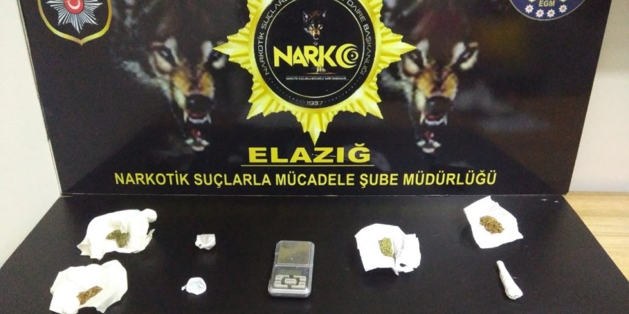 Elazığ’da uyuşturucu taciri 2 şüpheli tutuklandı