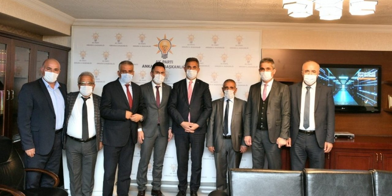 Ankaralı şoförlerden AK Parti Grup Başkan Vekili Köse’ye ziyaret