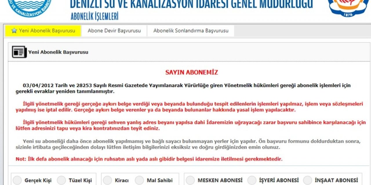 Büyükşehir DESKİ’de online abonelik dönemi