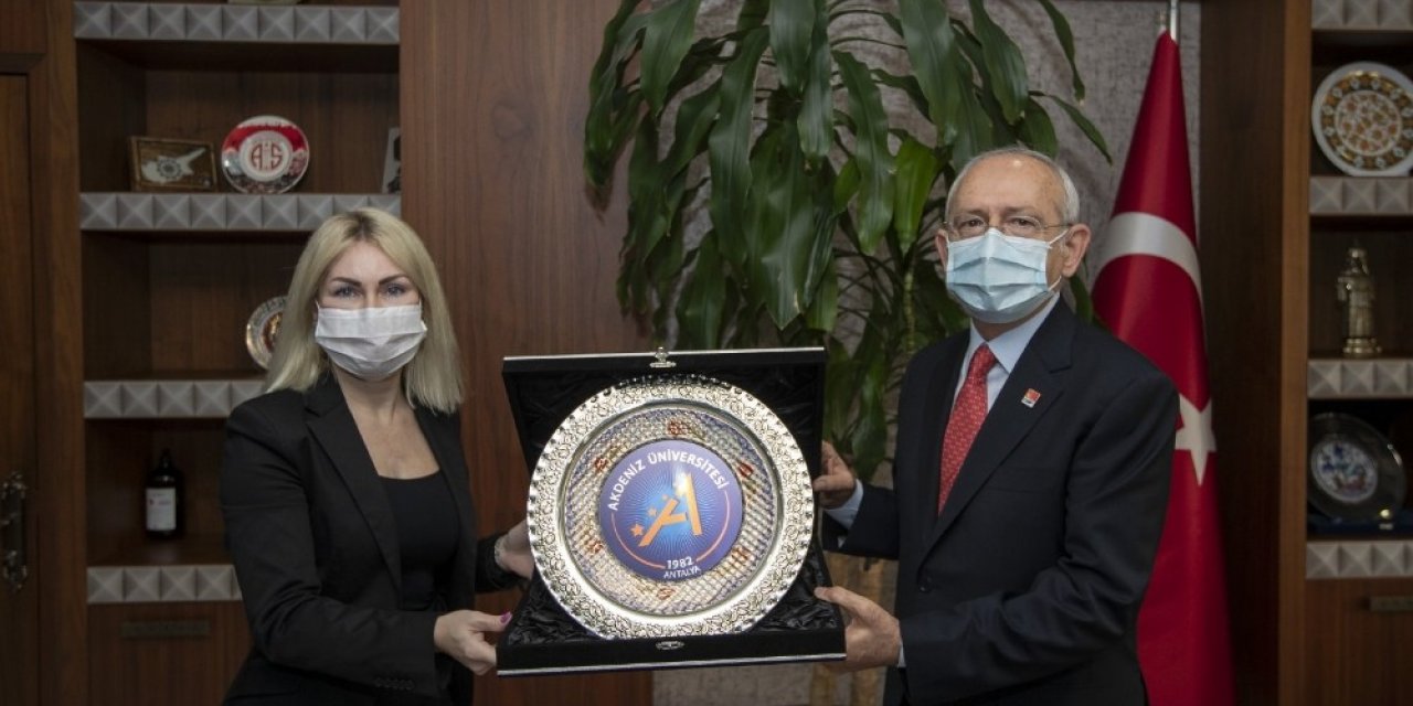 CHP Genel Başkanı Kemal Kılıçdaroğlu Akdeniz Üniversitesi’ne Teşekkür Etti