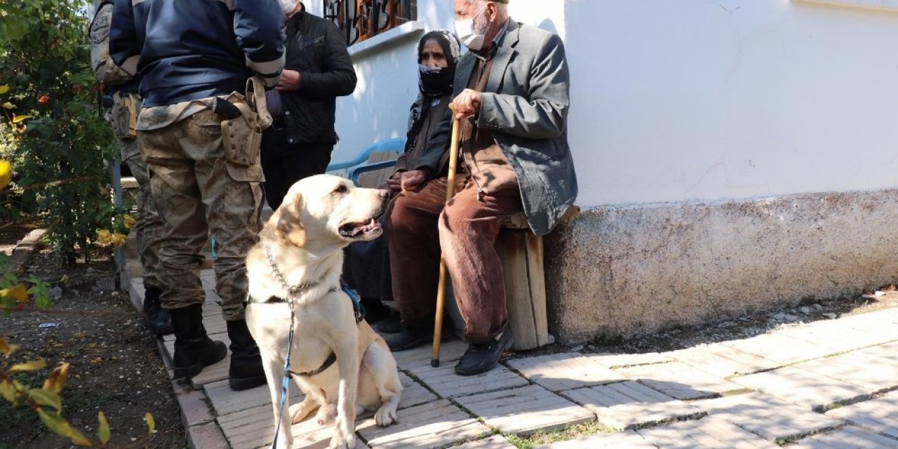 Elazığ’da 83 yaşındaki kayıp kadını iz takip köpeği "Dost" buldu