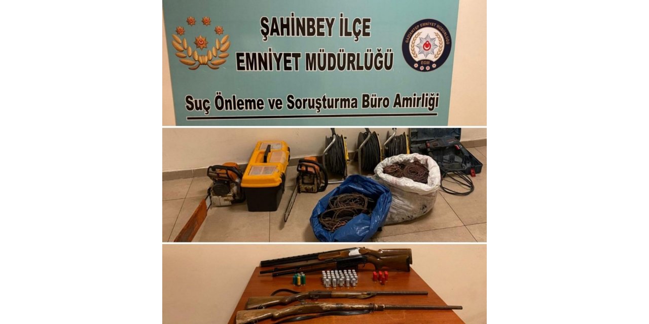 Şahinbey’de 9 hırsızlık olayının zanlısı yakalandı